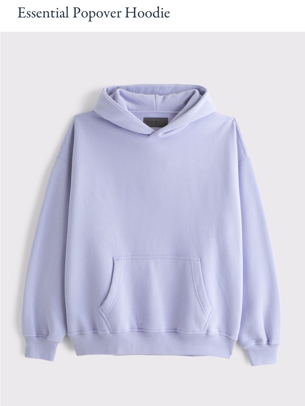 NWOT Lilac Purple A&F hoodie